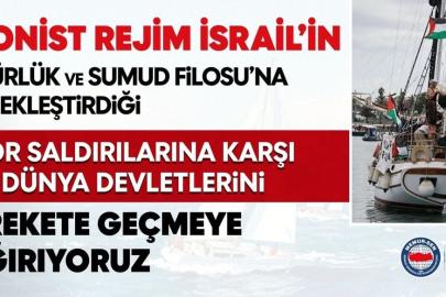 Eğitim-Bir-Sen: İsrail'in Filoya Yönelik Saldırısı Uluslararası Hukuku İhlal Ediyor
