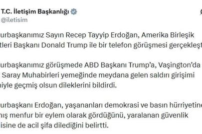 Erdoğan, Trump ile telefon görüşmesi yaptı