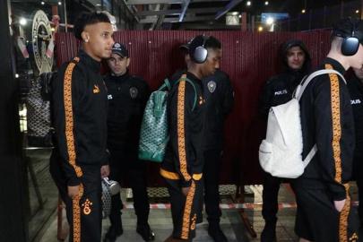 Galatasaray kafilesi Trabzon'da