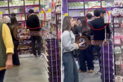 Hacı Sabancı, Gratis’te alışveriş yaparken görüntülendi