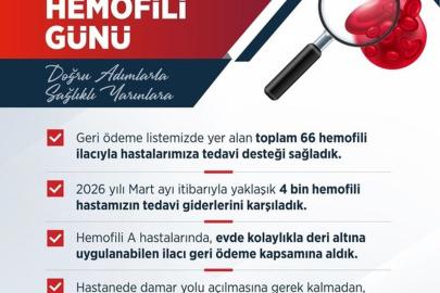Hemofili Hastalarının Tedavi Giderleri Karşılanıyor