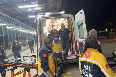 Kazada yaralanan Günyüzü Kaymakamı ve şoförü hastaneye getirildi