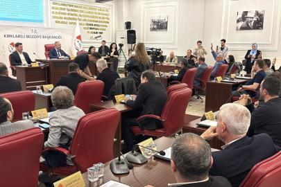 Kırklareli Belediye Meclisi toplantısı yapıldı