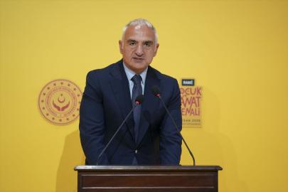 Kültür ve Turizm Bakanı Ersoy, Rami Çocuk ve Sanat Bienali'nin açılışına katıldı Açıklaması