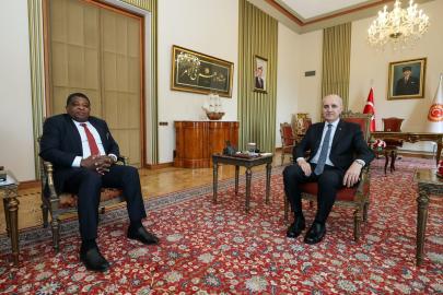 Kurtulmuş, Parlamentolar Arası Birlik Genel Sekreteri Chungong'u kabul etti