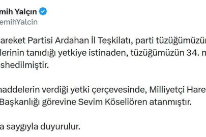 MHP, Ardahan Teşkilatı'nı feshetti