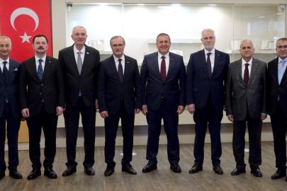 OSBÜK Başkanı Kütükcü TTSO'yu ziyaret etti