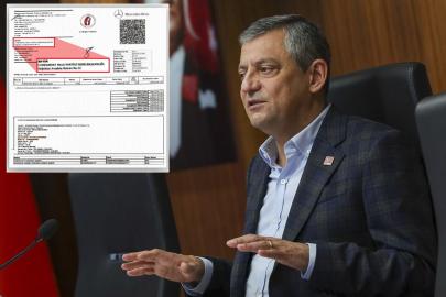 Özgür Özel'in makam aracına ödenen paranın dekontunu paylaştılar