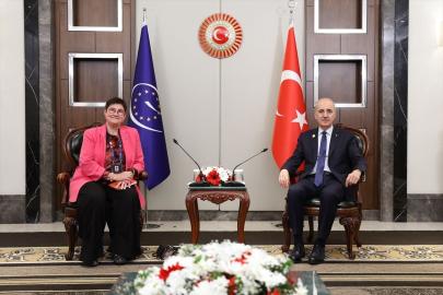 TBMM Başkanı Kurtulmuş, AKPM Başkanı Bayr ile görüştü