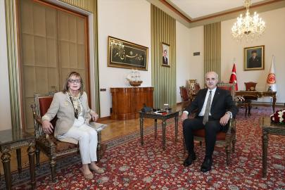 TBMM Başkanı Kurtulmuş, Bosna Hersek'in Ankara Büyükelçisi Colakovic'i kabul etti