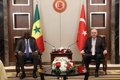 TBMM Başkanı Kurtulmuş, Senegal Ulusal Meclisi Başkanı Ndiaye ile görüştü