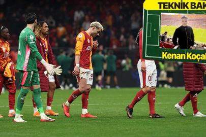 Teknik direktör Kenan Koçak'tan Galatasaray - Kocaelispor maçına teknik bakış: 'Üretim eksikliği'
