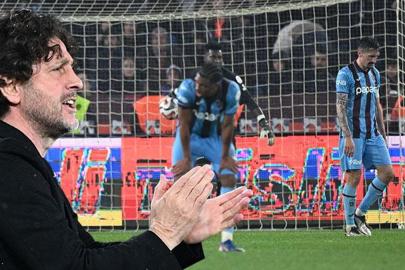 Trabzonspor teknik direktörü Fatih Tekke'den beraberlik sonrası oyunculara mesaj! 'Kaldırın kafanızı bırakmak yok'