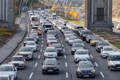 Trafikteki araç sayısı 34 milyonu aştı