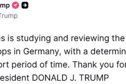 Trump, Almanya'daki ABD asker sayısını azaltmayı değerlendiriyor
