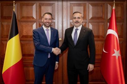 Bakan Fidan, Belçika Dışişleri Bakanı Prevot ile görüştü