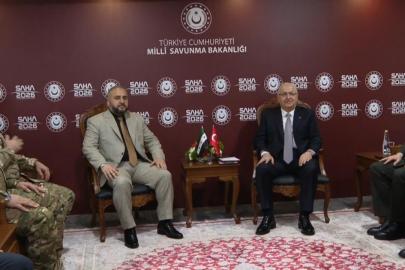 Bakan Güler, Suriye Savunma Bakanı Kasra ile görüştü