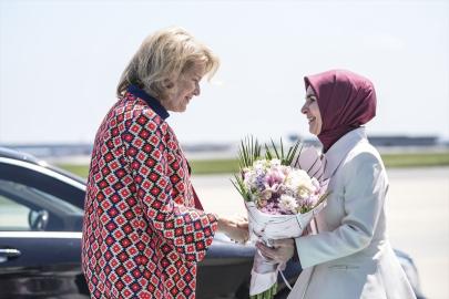 Belçika Kraliçesi Mathilde başkanlığındaki heyet İstanbul'a geldi