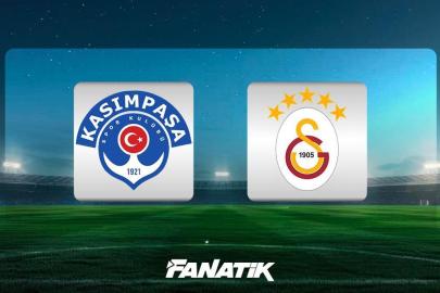 CANLI| Kasımpaşa - Galatasaray maçı Canlı Anlatım - KSP GS maçı kadroları, skoru ve istatistikleri (Süper Lig 34. hafta maçı)