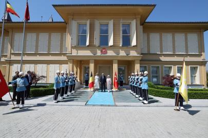 Cumhurbaşkanı Erdoğan, Belçika Kraliçesi Mathilde'yi kabul etti