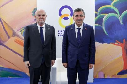 Cumhurbaşkanı Yardımcısı Yılmaz, AGİT Genel Sekreteri Sinirlioğlu ile görüştü