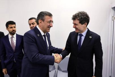 Cumhurbaşkanı Yardımcısı Yılmaz, Romanya Cumhurbaşkanı Dan'la görüştü