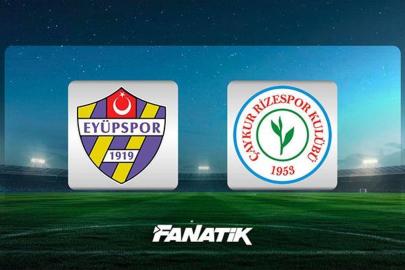 Eyüpspor - Rizespor maçı Canlı Anlatım - Süper Lig Eyüp Rize Maç Skoru ve İstatistikleri (Küme düşme hattı)