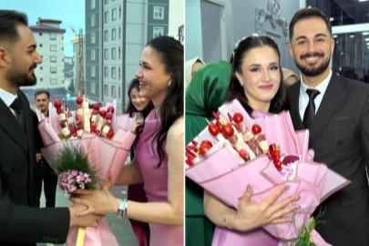 Kebapçı damattan sıra dışı sürpriz! Buketi gören dönüp bir daha baktı