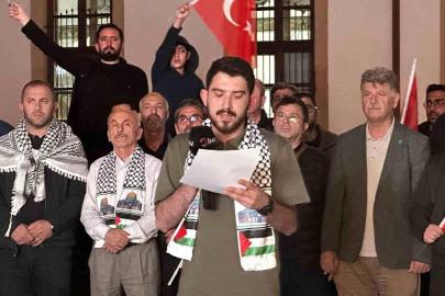 Küresel Sumud Filosu'na yapılan saldırıya karşı Sakaryalılar tek yürek oldu