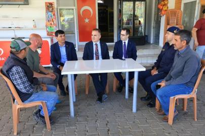 Muğla Valisi Akbıyık, Ula'da vatandaşlarla buluştu