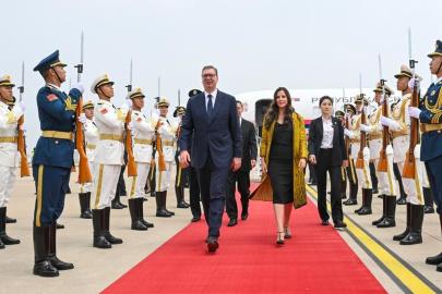 Sırbistan Cumhurbaşkanı Aleksandar Vucic, Çin'de