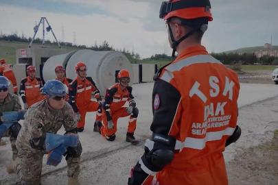 TSK İnsani Yardım Tugay Komutanlığı'ndan arama kurtarma tatbikatı