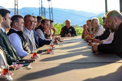 Vali Sözer, Ciciler Köyü'nde incelemelerde bulundu