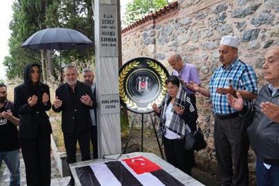 Beşiktaş'ta Şeref Bey kabri başında anıldı
