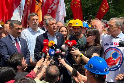 Özgür Özel, maden işçileri ile bir araya geldi