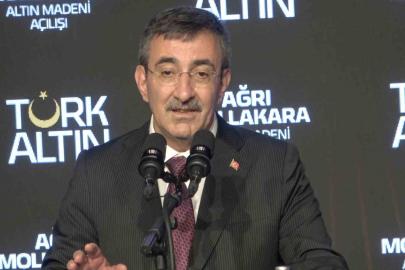Cumhurbaşkanı Yardımcısı Cevdet Yılmaz: "Ağrı Mollakara’da 5 yılda 17 tona yakın altın üretilecek"